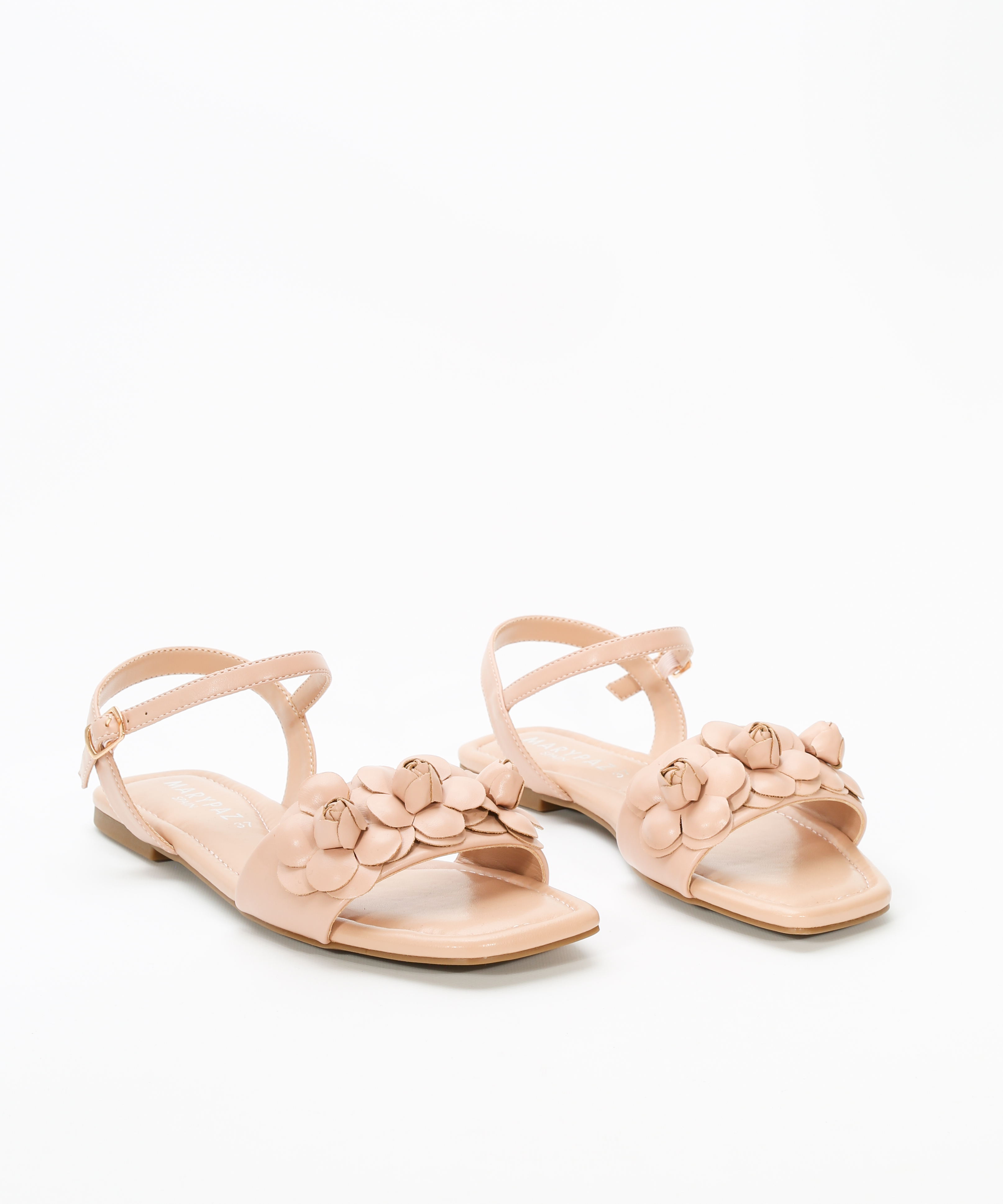 Sandalias planas flores image number null